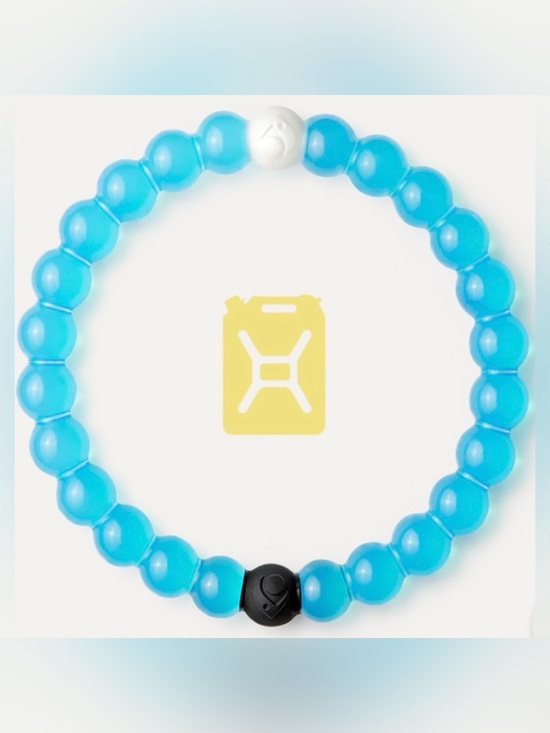 Lokai Jewelry - LOKAI Medium Translucent Blue Water Cause Bangle Bracelet Boho Y2K Summer Beach